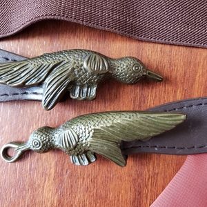 Hummingbird Stretchy Brown Belt